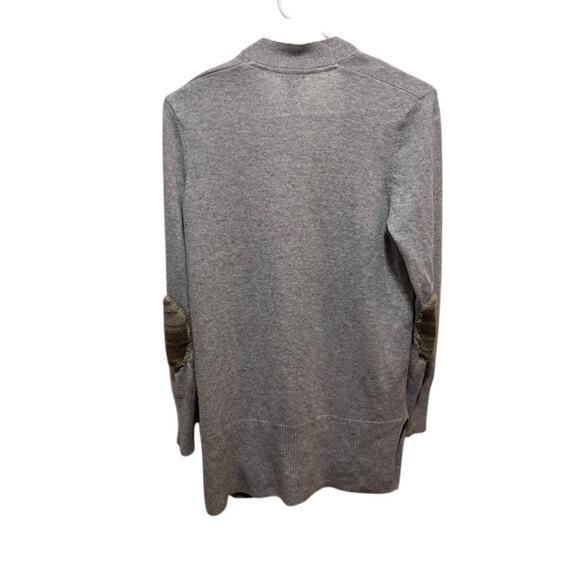 L.L. Bean Women’s cashmere cardigan M gray long line open front long sleeve - Picture 6 of 10